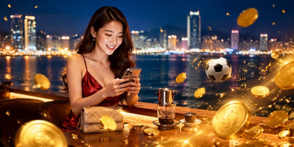 Không gian giải thưởng trực tuyến với thẻ quà và giao diện điện thoại